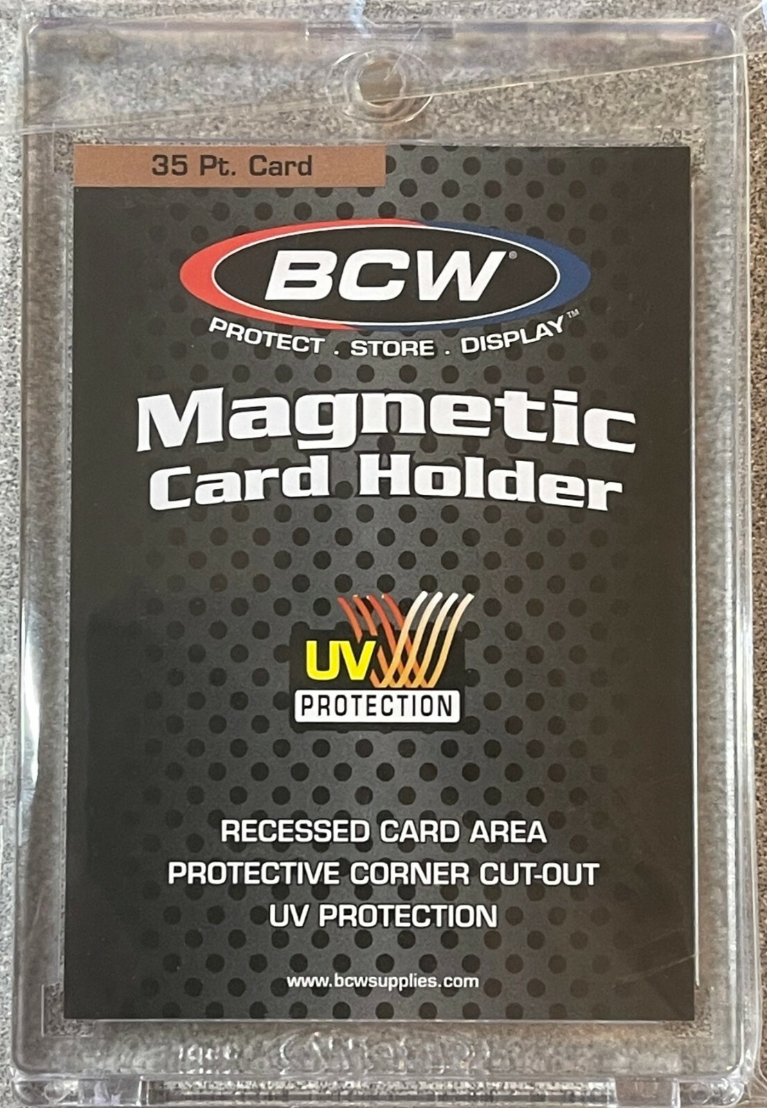 BCW Brand 35pt Magnetic One Touch Box of 20 Holders UV 1-MCH-35- Free Shipping!