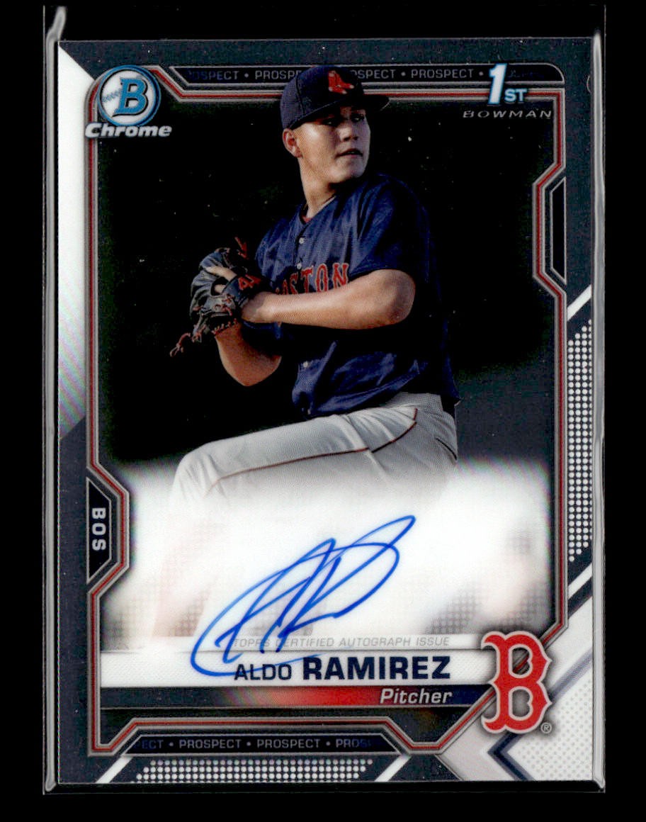 2021 Bowman Chrome #CPA-ARA Aldo Ramirez Prospect Autographs
