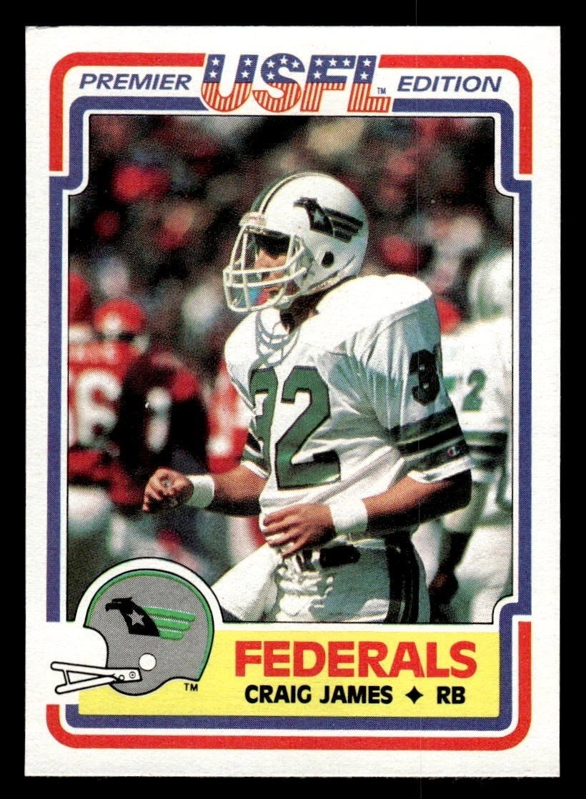1984 Topps USFL Football 1-132 Pick & Choose – READ – Complete Your Set NM/Mint