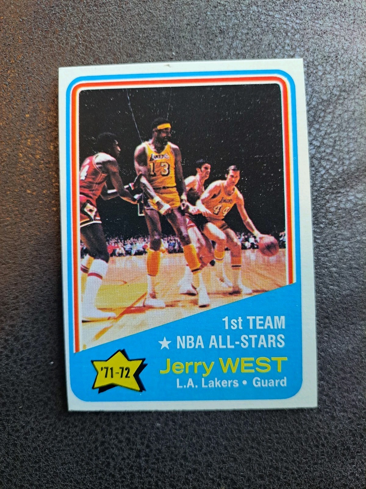 JERRY WEST 1972-73 TOPPS #164 1ST TEAM NBA ALL-STARS VG-EX