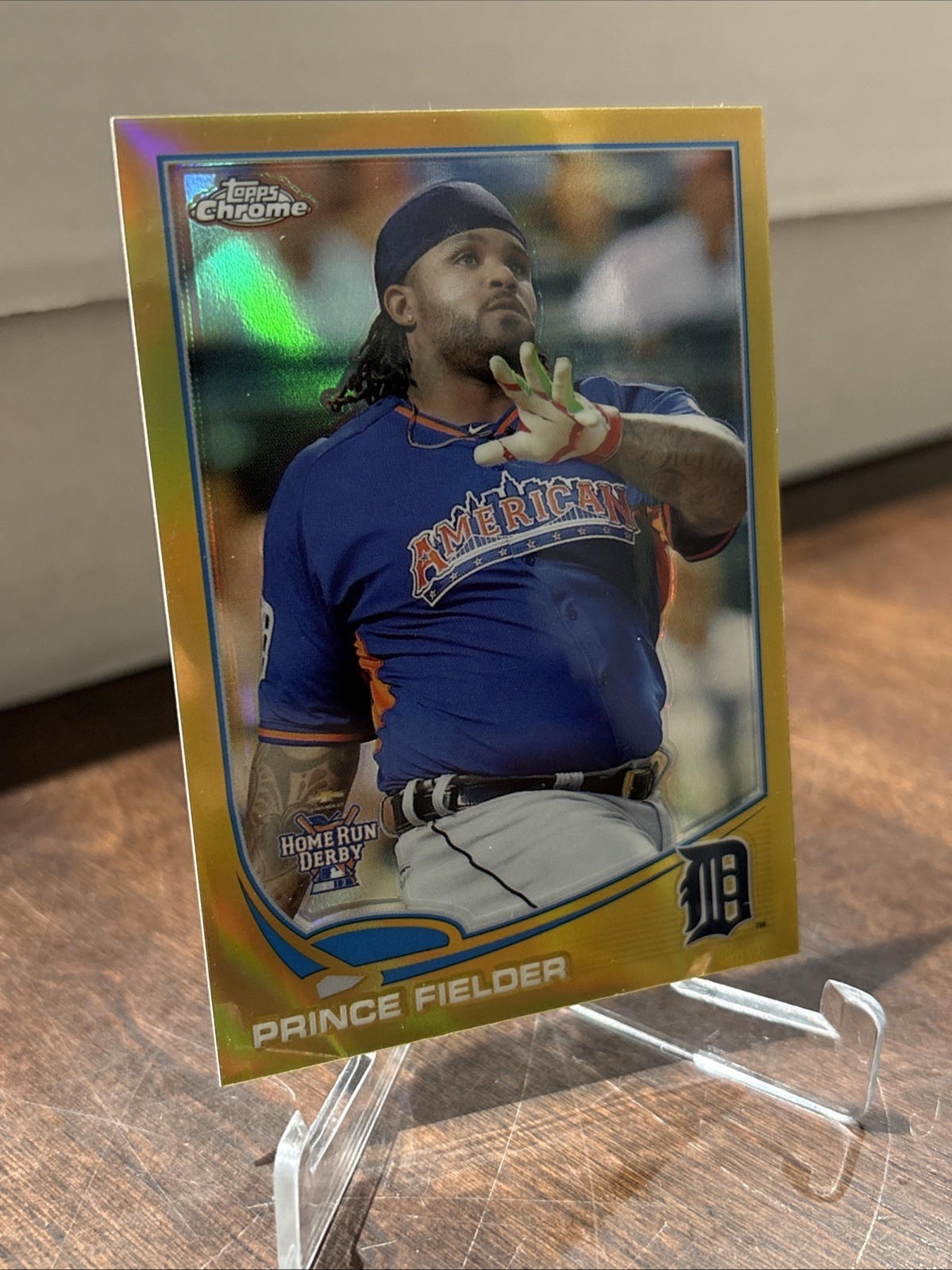 2013 Topps Chrome Update – Prince Fielder #MB-36 Gold Refractor /250