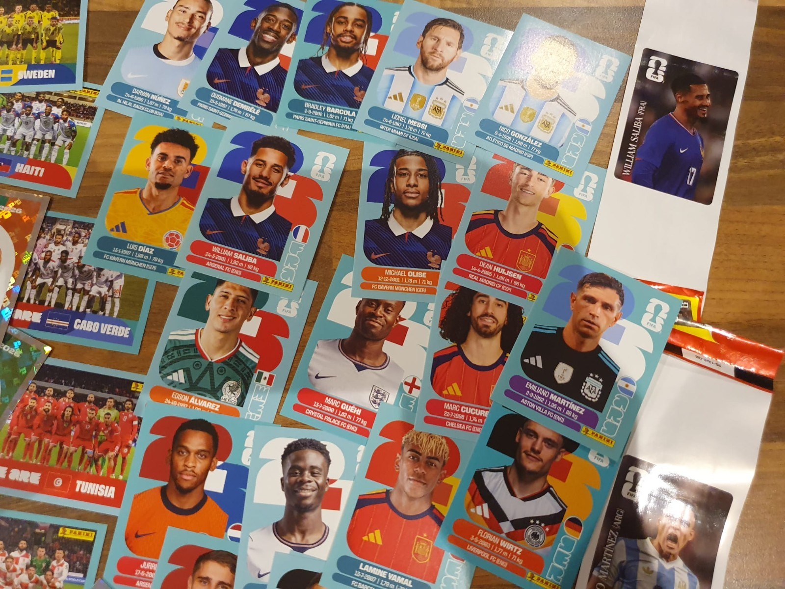 Panini FIFA World Cup 2026 choose your stickers Teams A-B