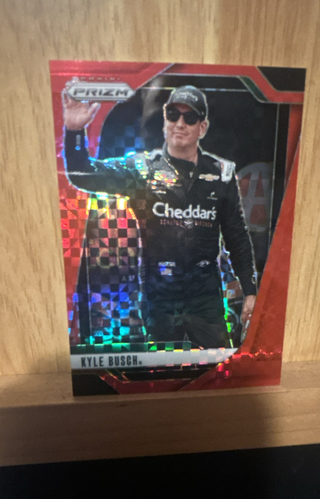 2025 Panini Prizm – Kyle Busch #80 Red Power Prizm /175