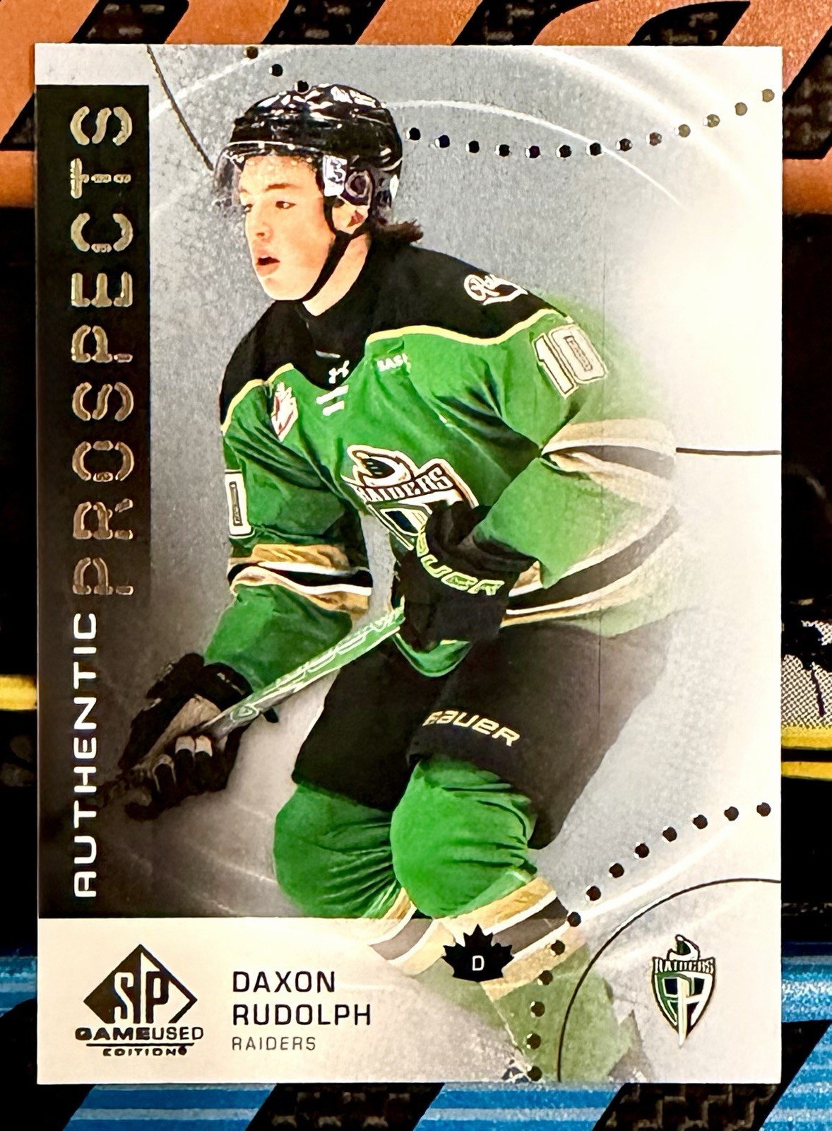 Daxon Rudolph 2025-26 SP Game Used CHL Authentic Prospect 53 (RC) Buffalo Sabres