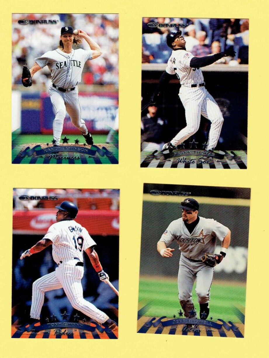 1998 Donruss Series 1 Baseball 170 Card Set – Jeter, Griffey, Ripken, Helton RC