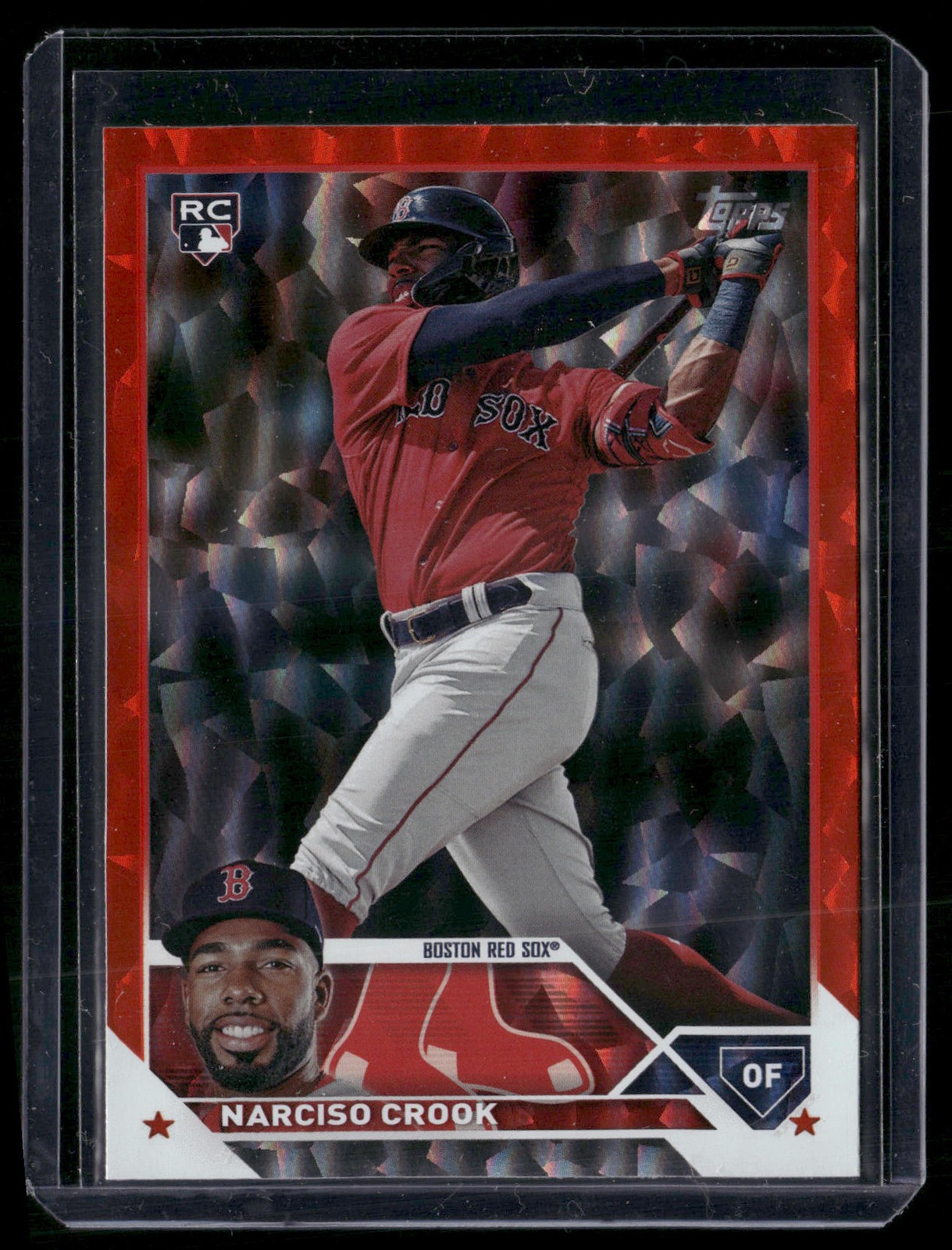 2023 Topps Update #US186 Narciso Crook Red Foil #/199