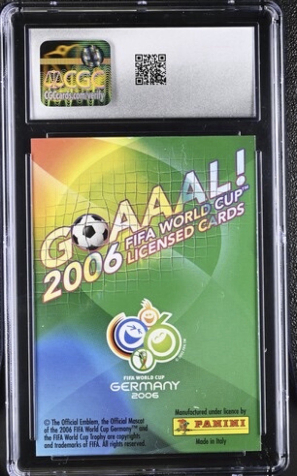 2006 LIONEL MESSI ROOKIE Panini GOAAAL! World Cup RC Rare
