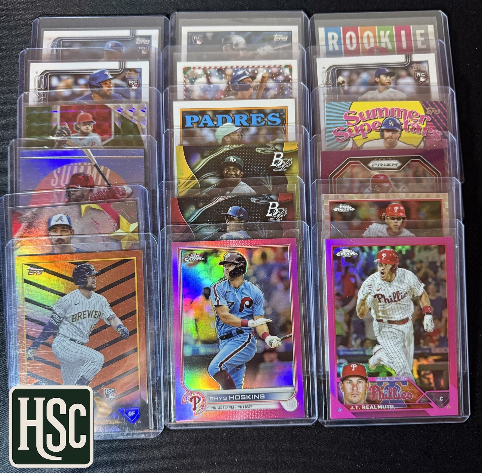 Baseball MLB – 60 Card Lot – Rookies, Parallels, Memorabilia, Autos, Numbered