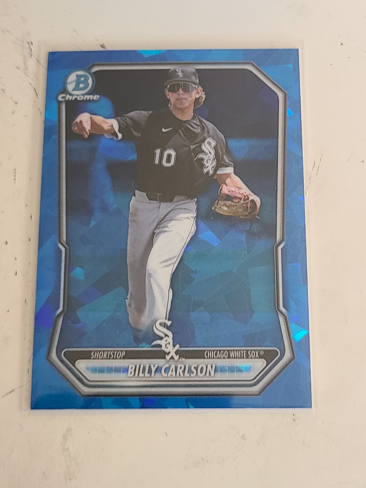 Billy Carlson 2026 Bowman Sapphire #BCP-44 Bowman Chrome – WHITE SOX