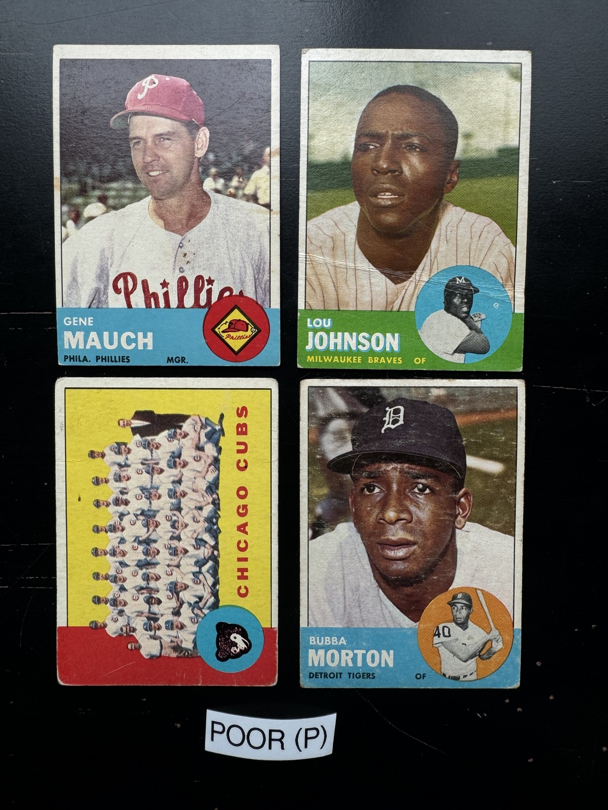 1963 Topps Baseball Cards 401-576 (P-NM) – You Pick – Complete Your Set