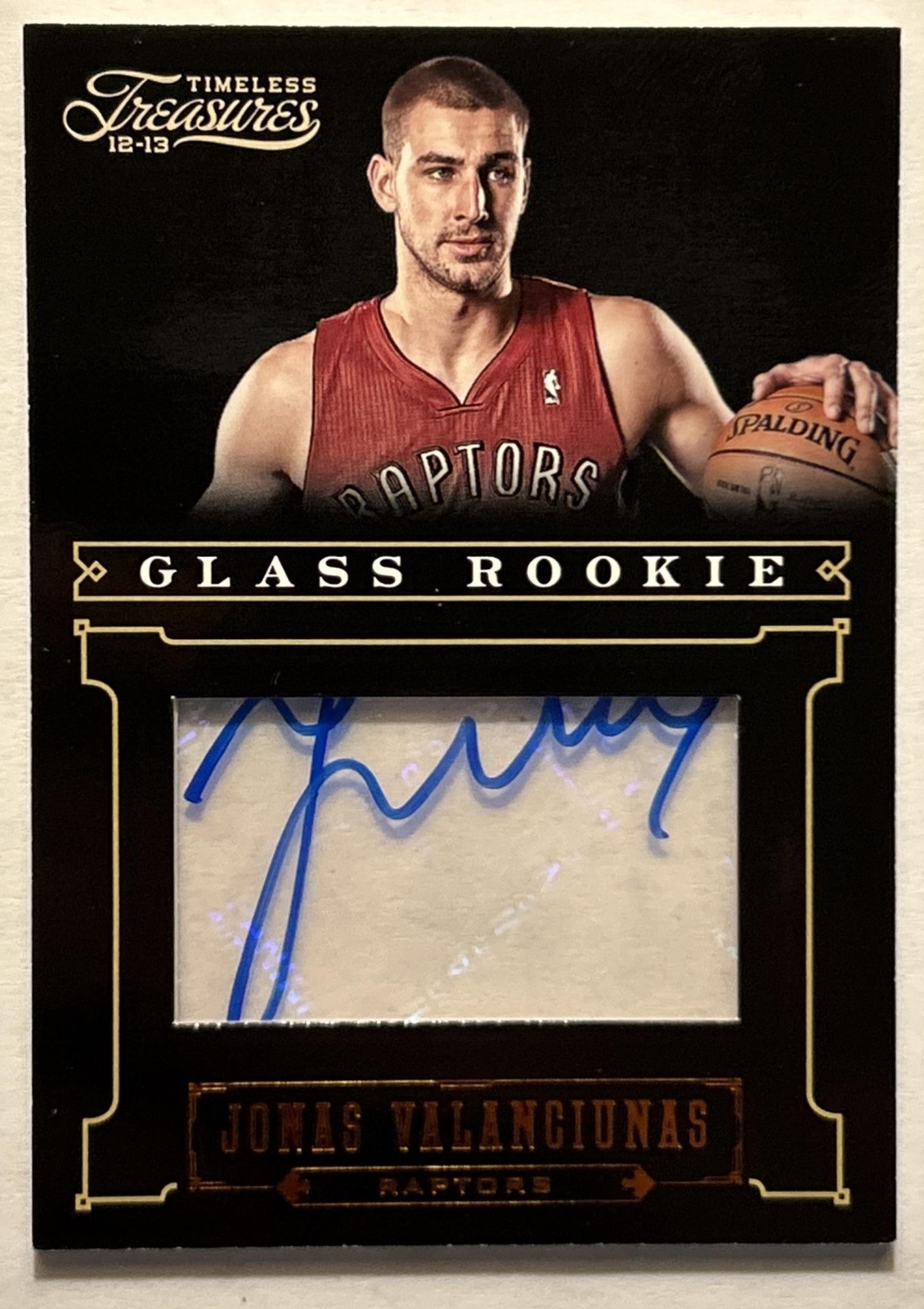 2012-13 Panini Timeless Treasures #216 RC Auto /499 Jonas Valanciunas