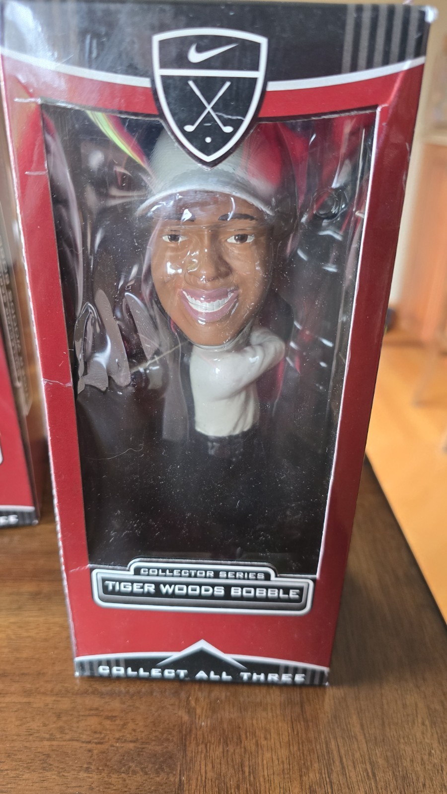 LIMITED EDITION Nike Tiger Woods (Sober) Bobble heads- Set Of 3- In sealed box