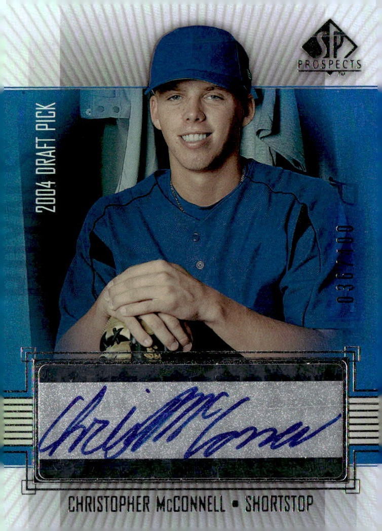 2004 SP Prospects Autograph Bonus #CH Christopher McConnell SERIAL # 036/400