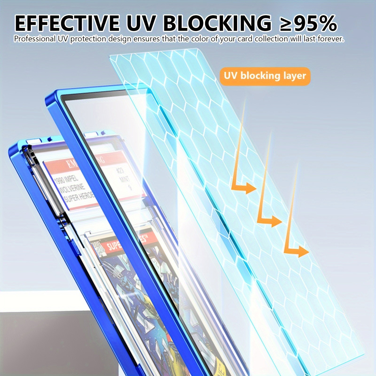 Magnetic Metallic Protective Case for PSA – CGC Slabs – 10 Colors – Fast Ship
