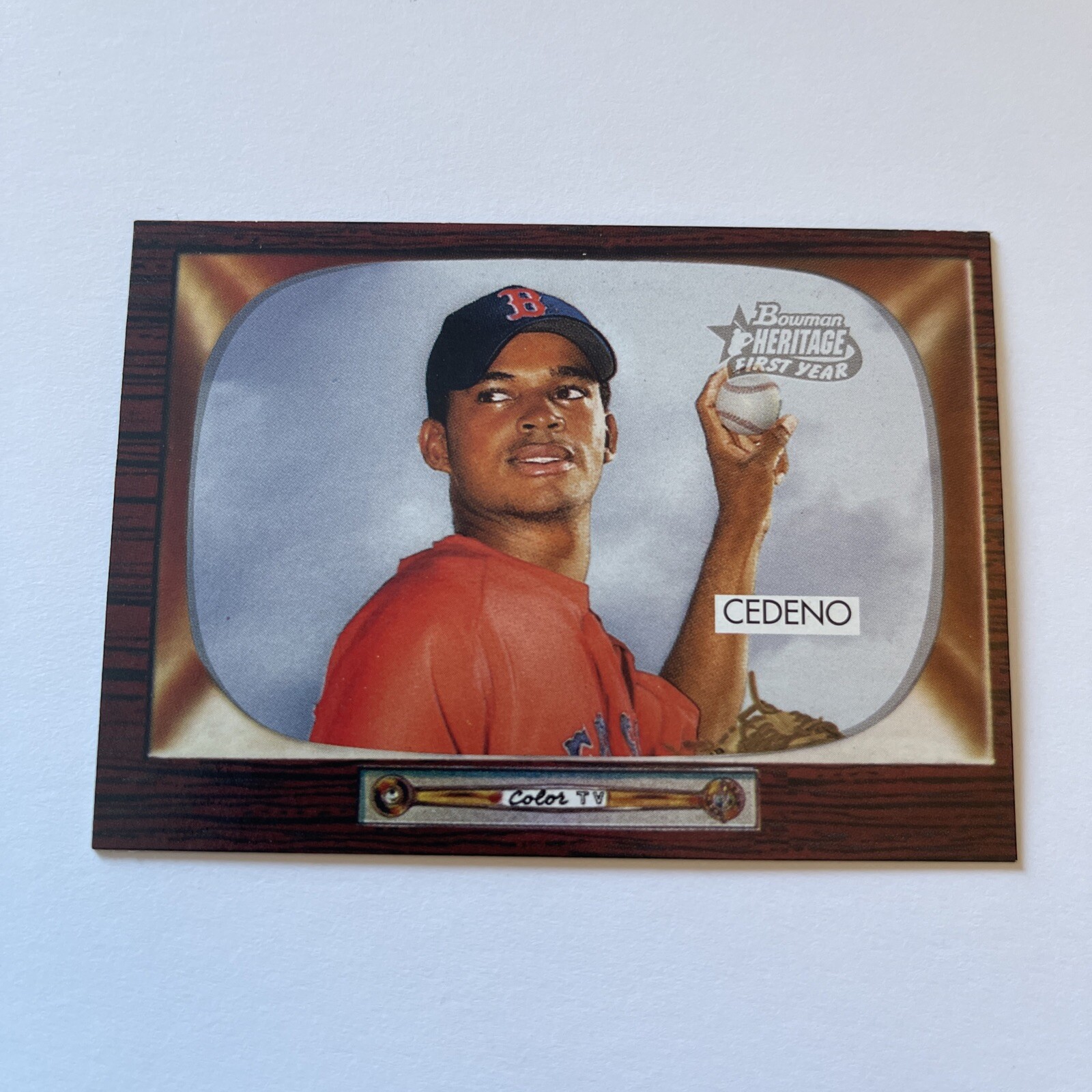 2004 Bowman Heritage Juan Cedeno Boston Red Sox RC Rookie Card #330