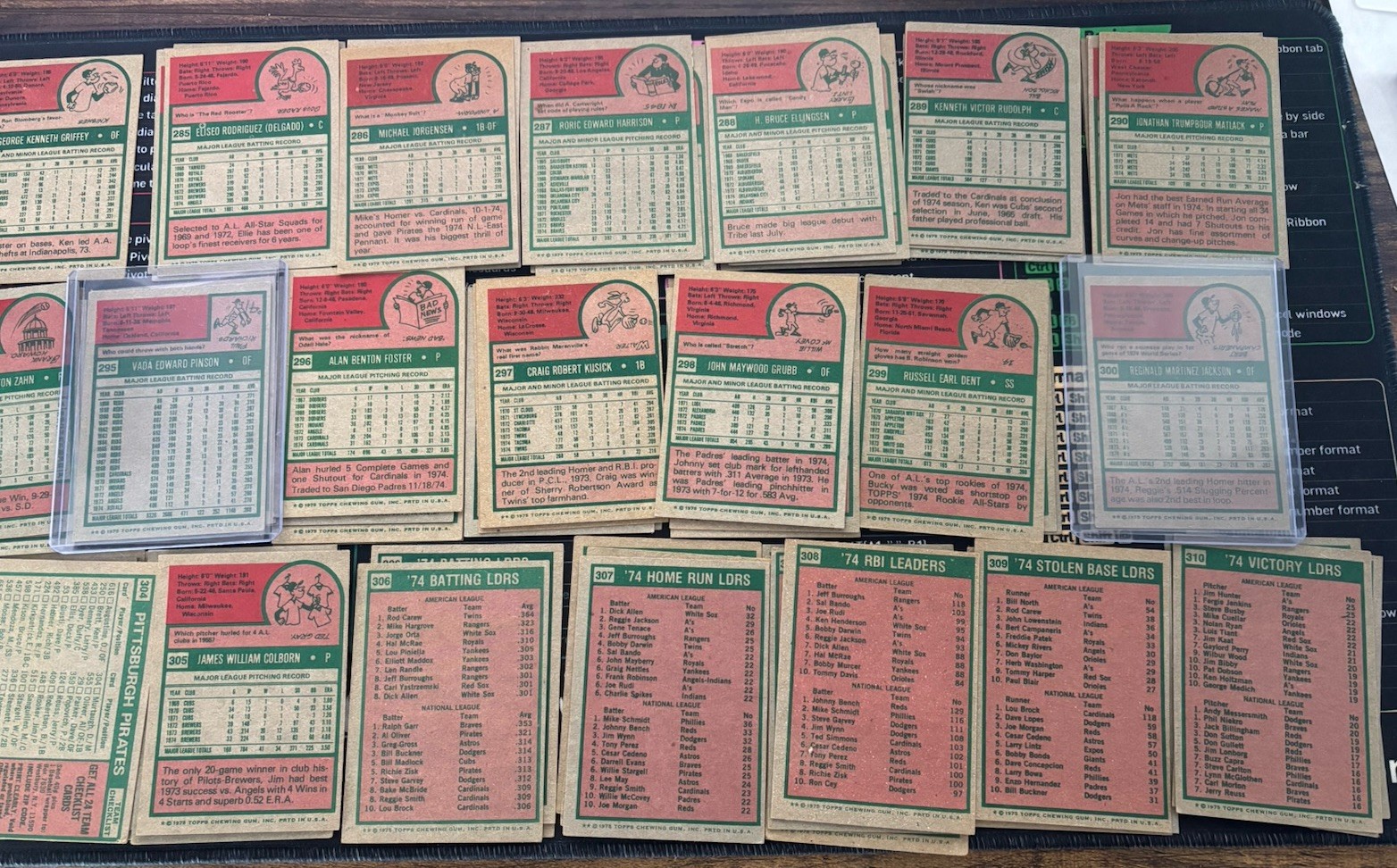 1975 Topps Baseball U-Pick #201-400 VG+ Free Shipping on 3+ Items!