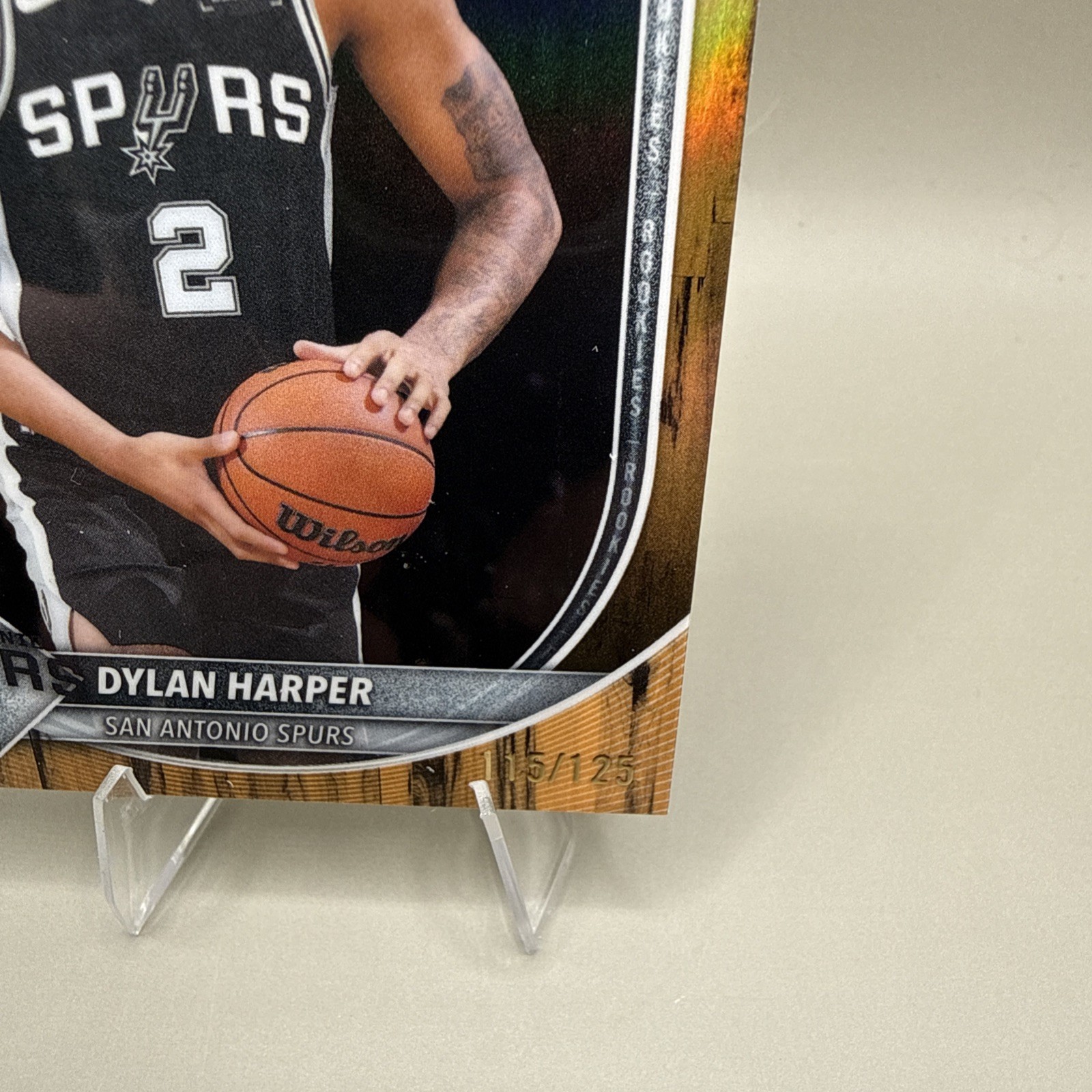 2025-26 Bowman Chrome Dylan Harper Floorboard Refractor /125 #BCV-2