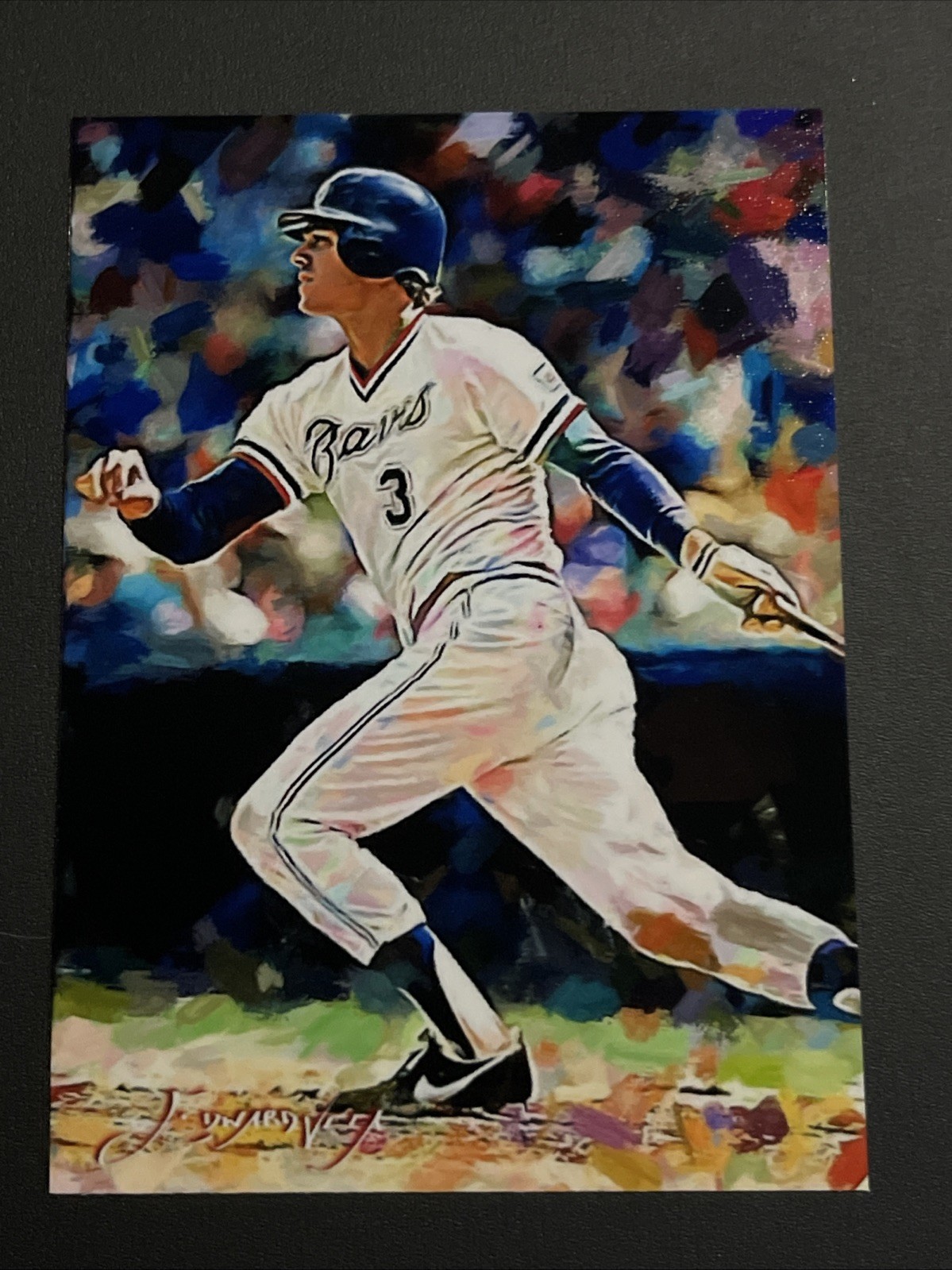 2018 Edward Vela Limited Art Card DALE MURPHY /50 Artist SIGNED SP Braves