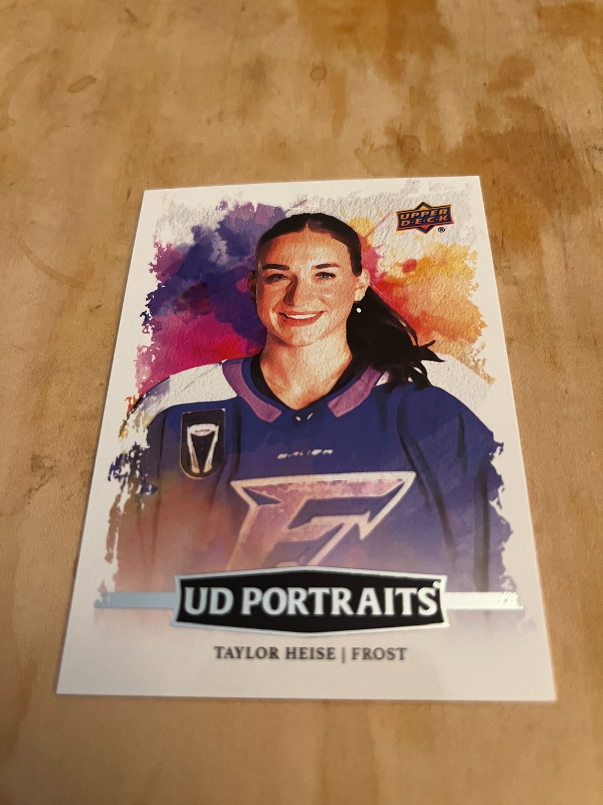 Taylor Heise UD Portraits 2025- 2026 Upper Deck PWHL
