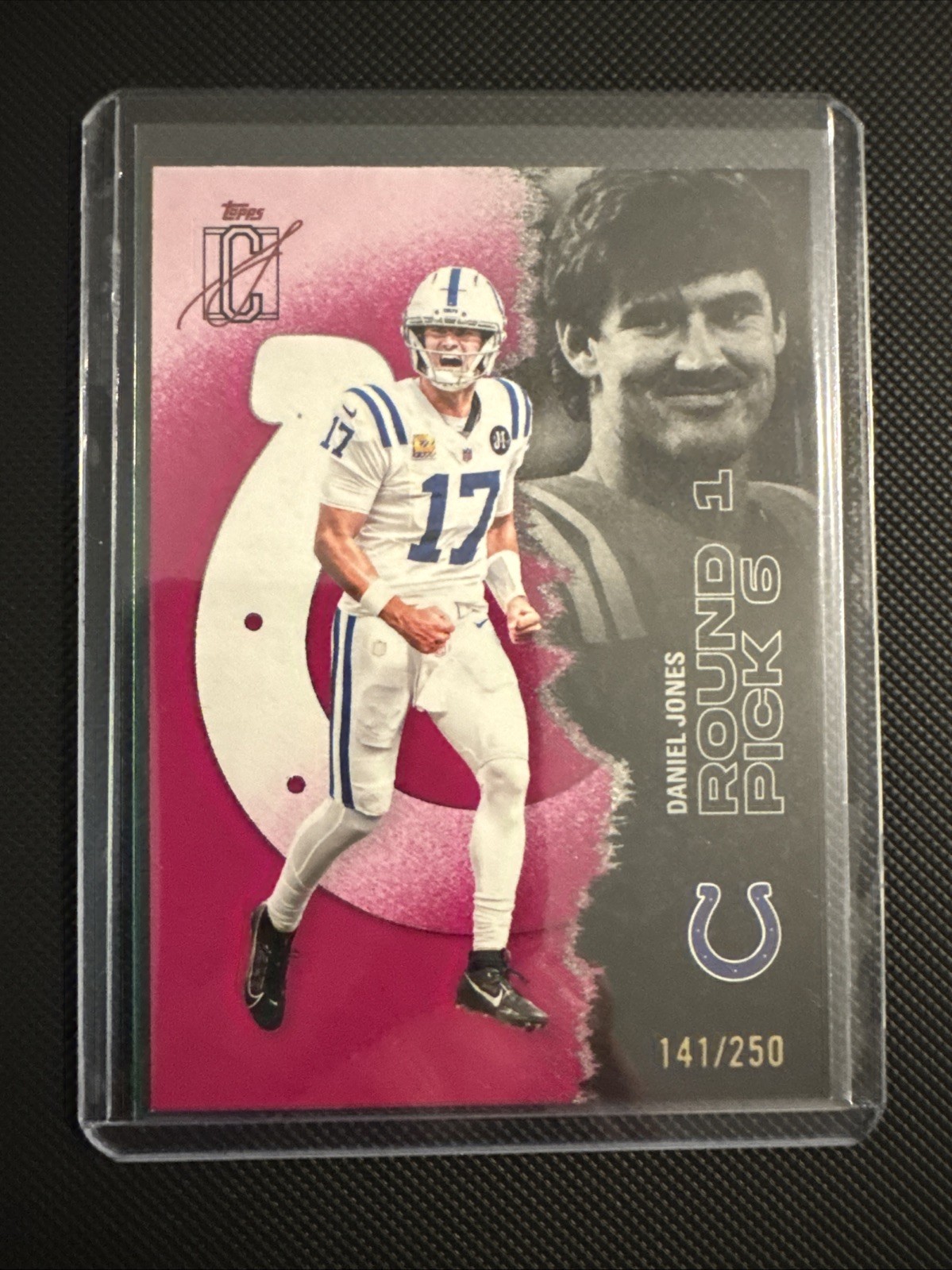 2025 Topps Signature Class Daniel Jones Pink /250