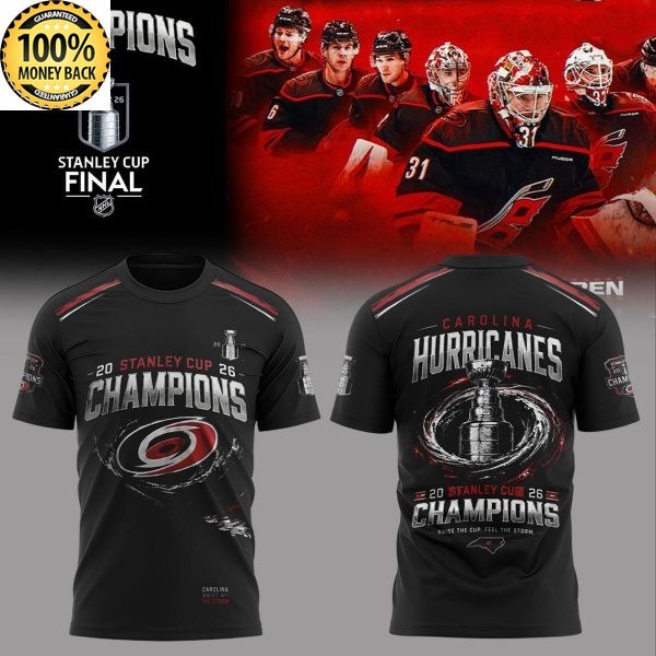 Hurricanes 2026 Stanley Cup Final Champins T-Shirt – All Size