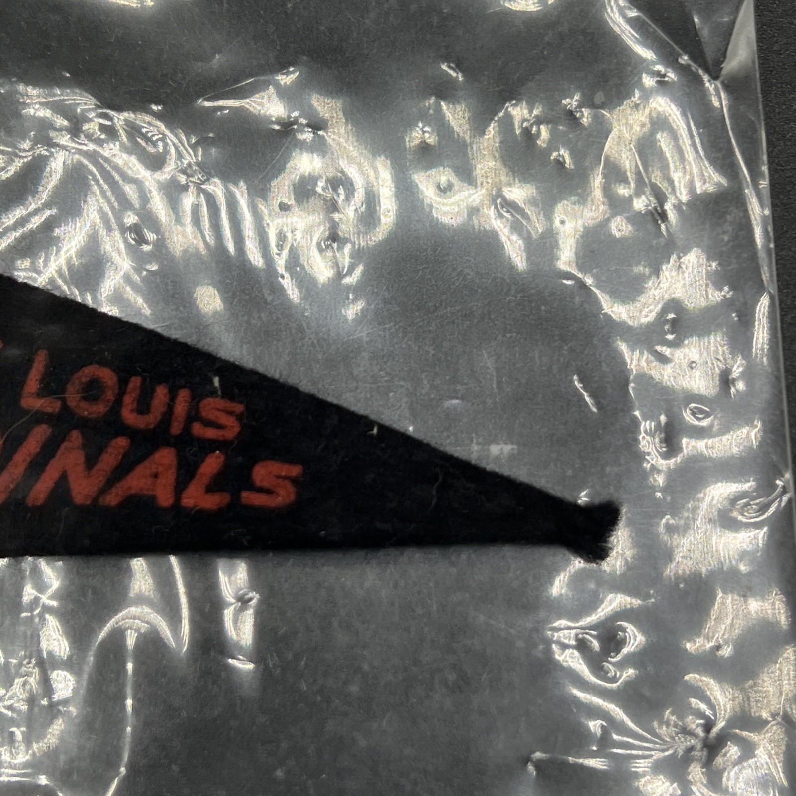 Vintage St. Louis Cardinals 1950’s mini felt baseball pennant Rare 4 Inches