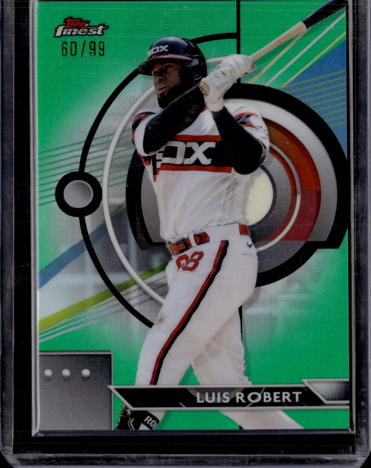 2023 Topps Finest Luis Robert Green Refractor 60/99