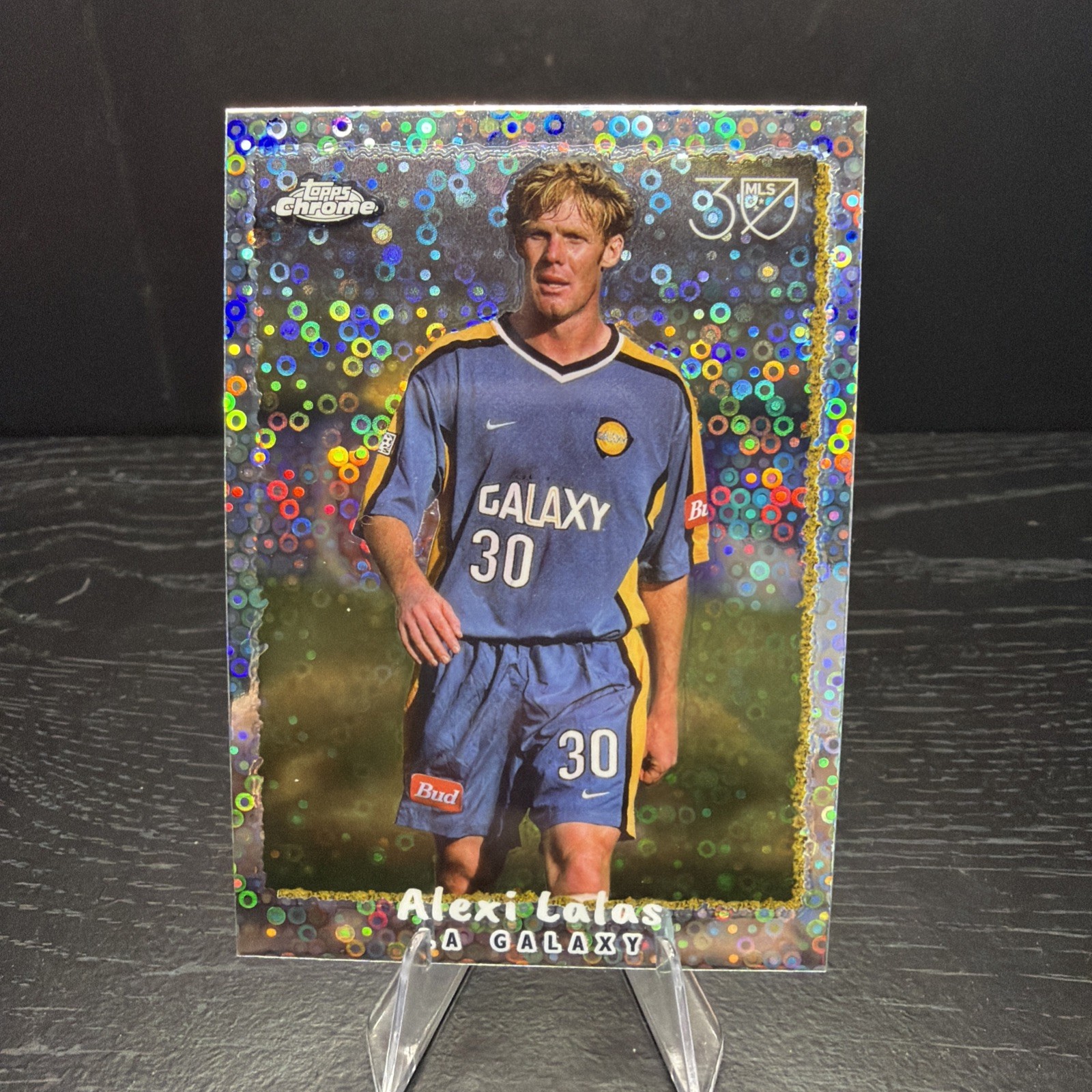 Alexi Lalas 2025 Topps Chrome MLS Donut Holes NF-13 LA Galaxy