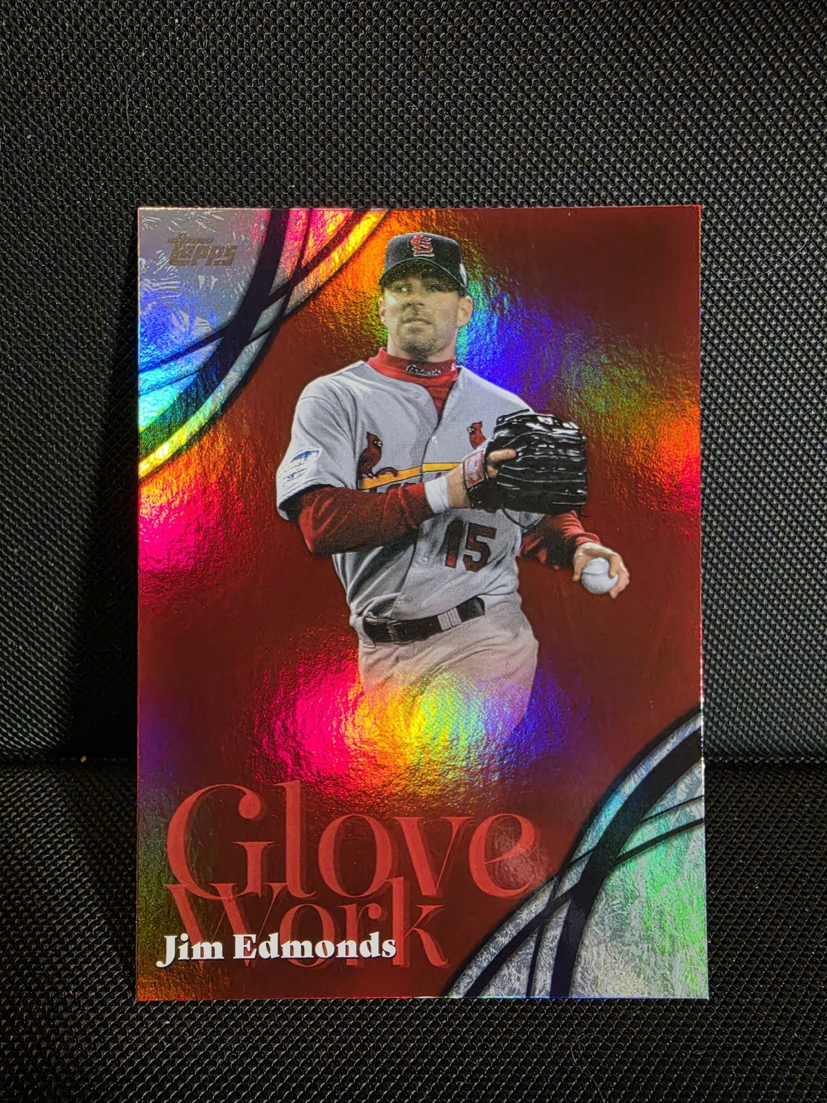 2026 Topps #GW-51 Jim Edmonds Glove Work