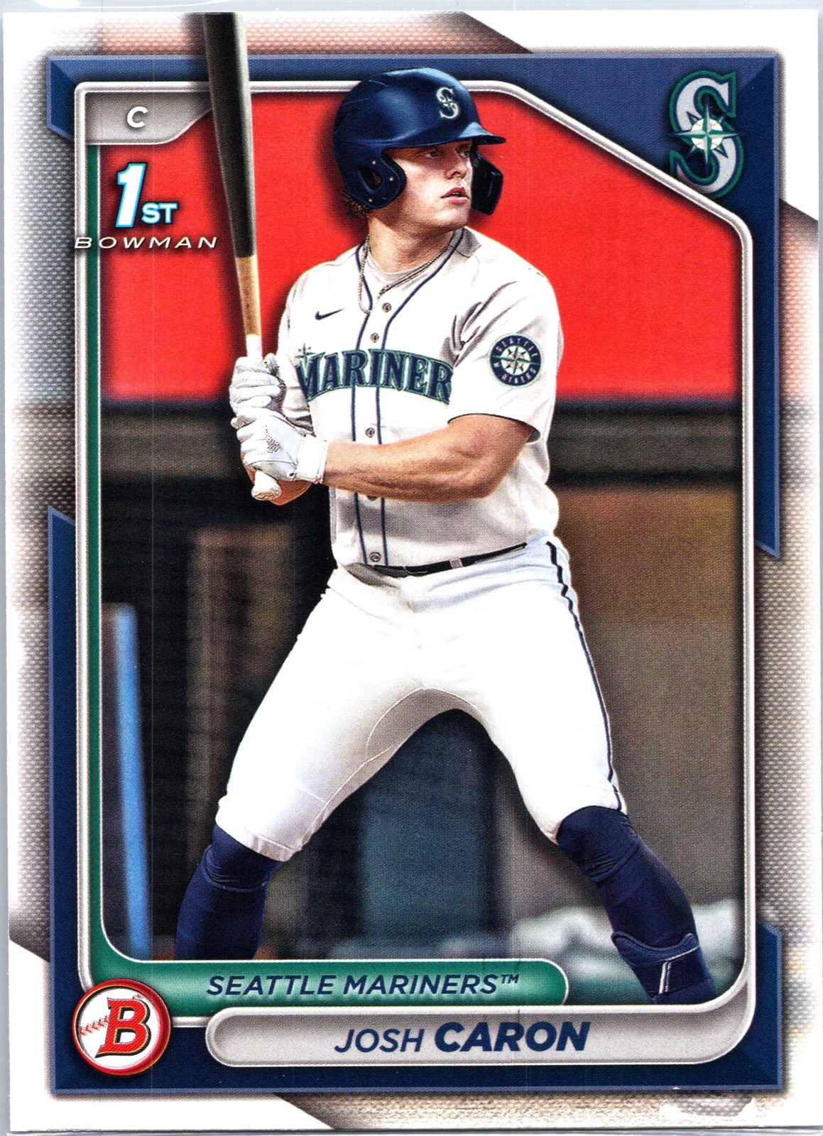 2024 Bowman Draft #BD-155 Josh Caron Seattle Mariners
