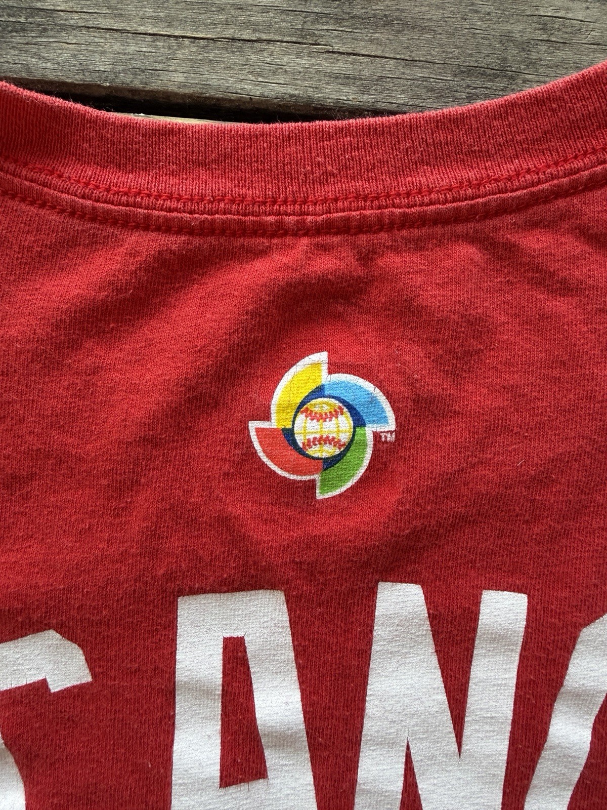 WBC Dominican Republic Shirt Dominicana Canó #22 2017 Red Large