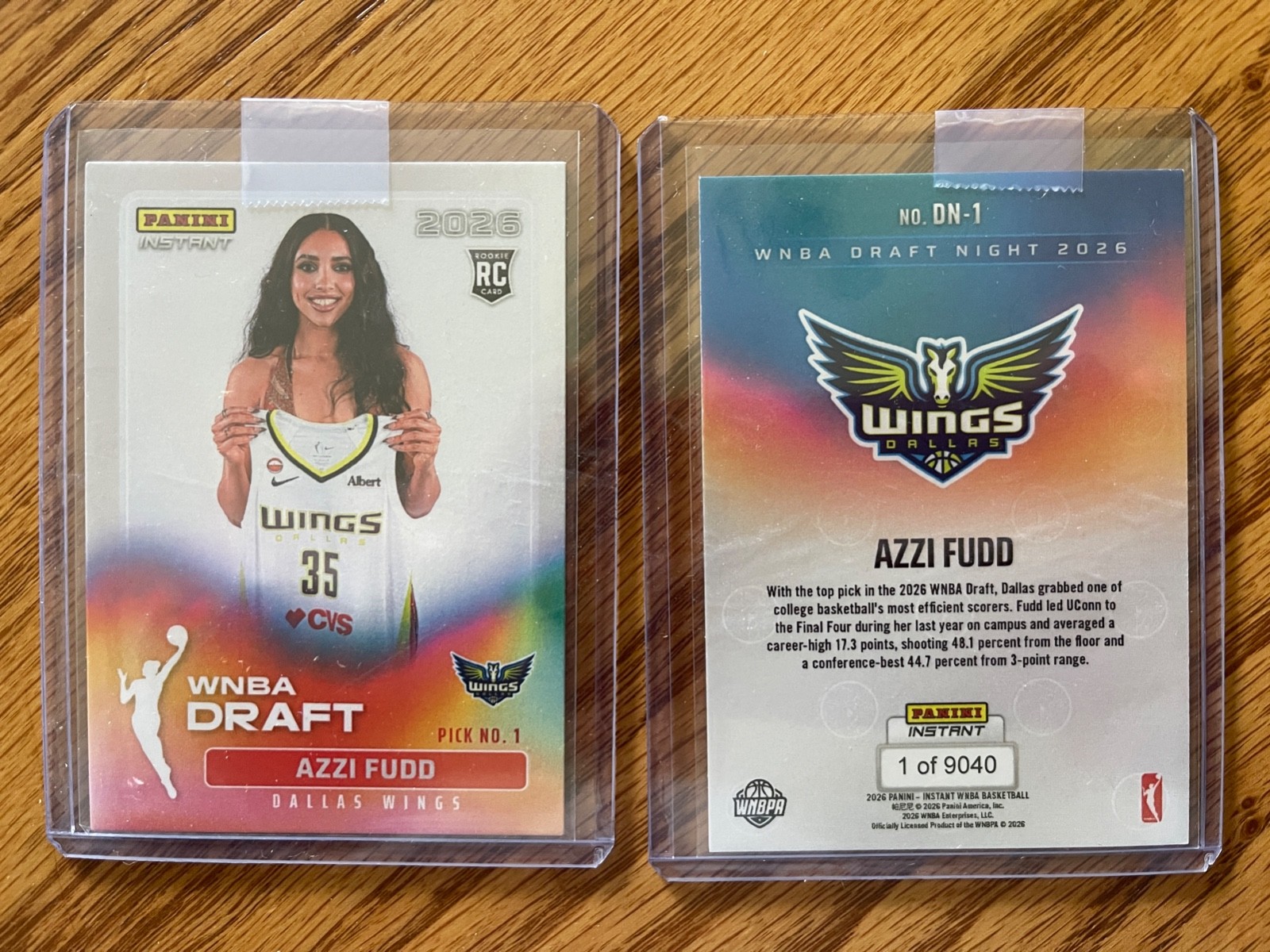 2026 Panini Instant WNBA – ROOKIE CARD DRAFT NIGHT SP – Pick A Card – RC 🔥