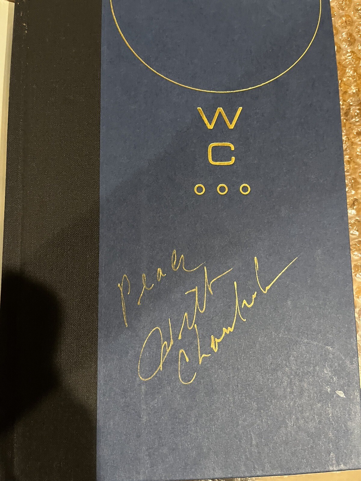 Wilt Chamberlain Autograph – A view from above book-PSA Certified