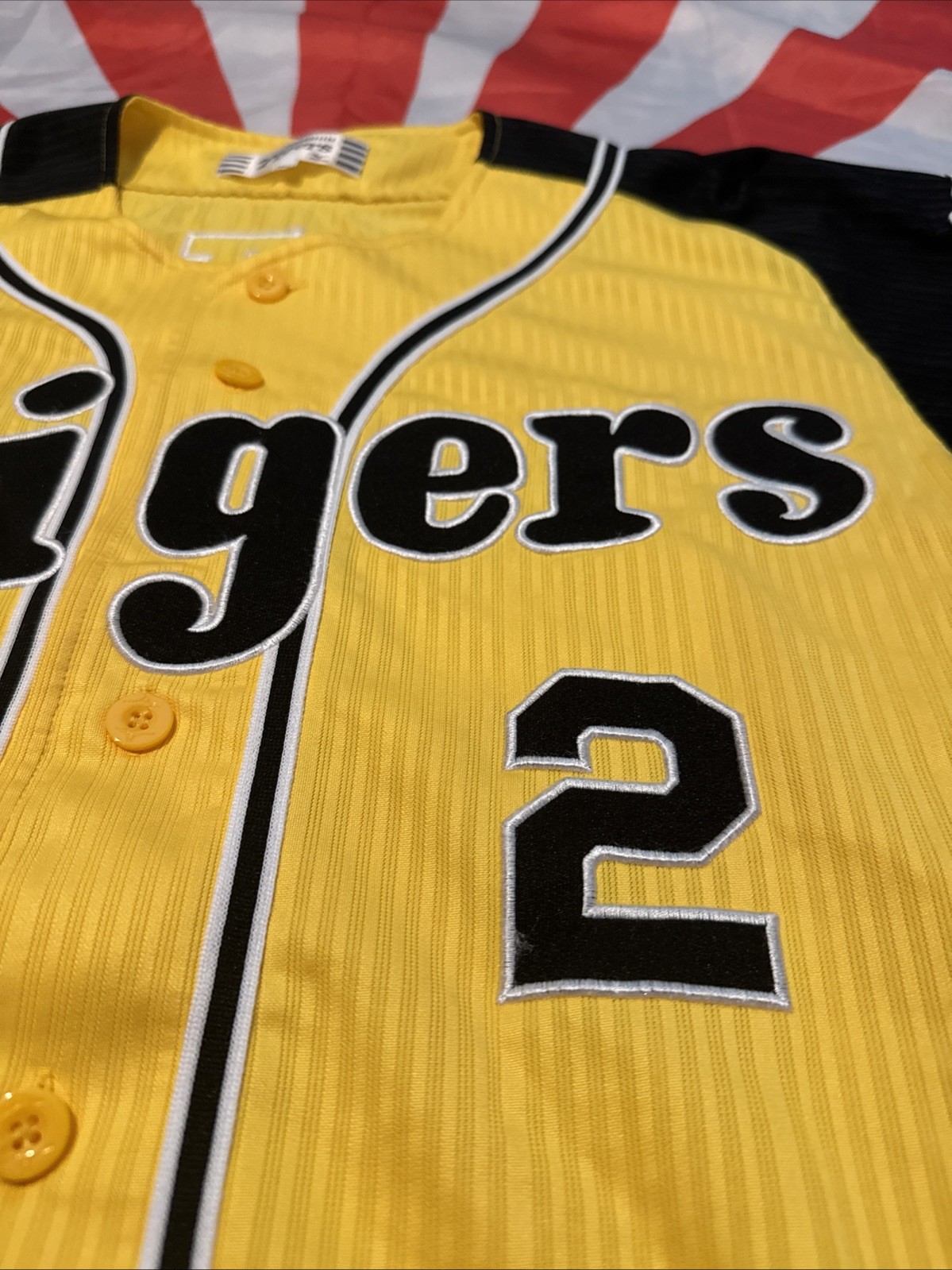 Authentic Hanshin Tigers #2 Hojoh Jersey – Size Large