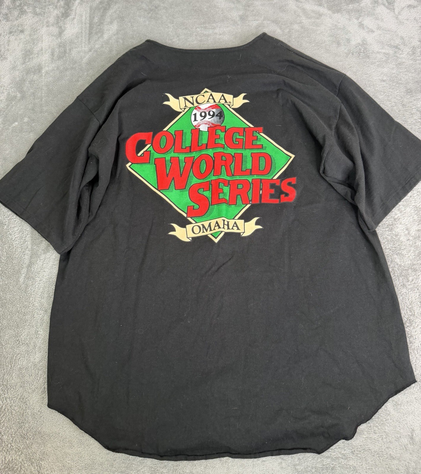 Vintage 1994 NCAA College World Series Jersey Men’s Size XL Black