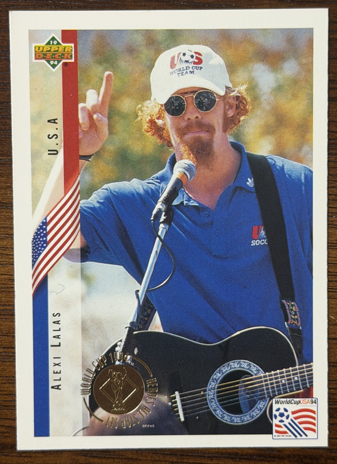 1994 Upper Deck World Cup Heroes and All-Stars – Alexi Lalas #2