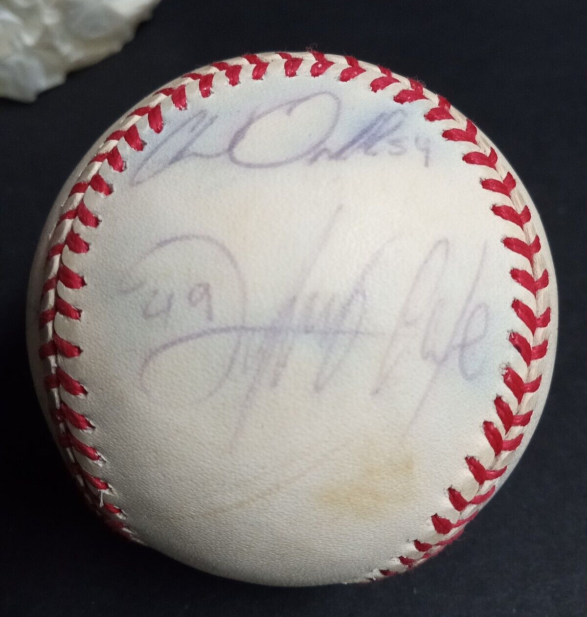 2006 Tampa Bay Devil Rays Team Signed American League Baseball (10 autographs) c