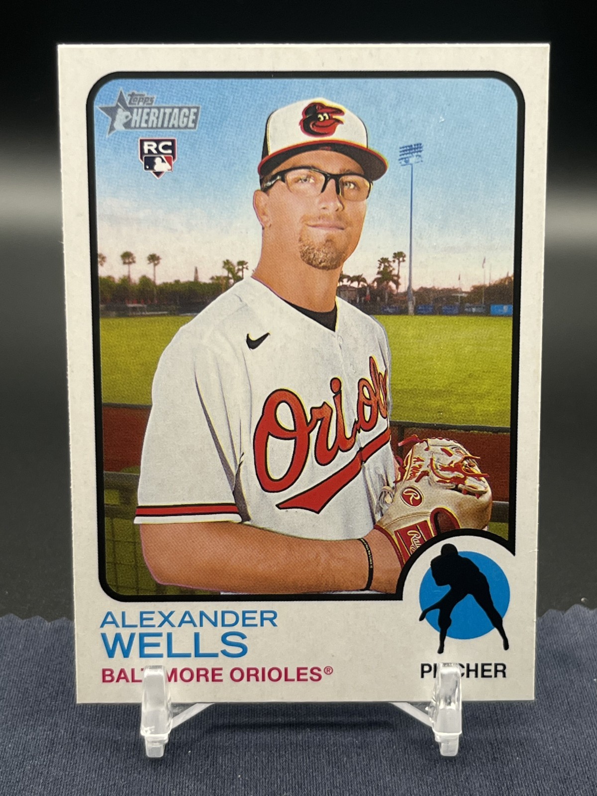 2022 Topps Heritage High Number – Alex Wells #662 (RC)