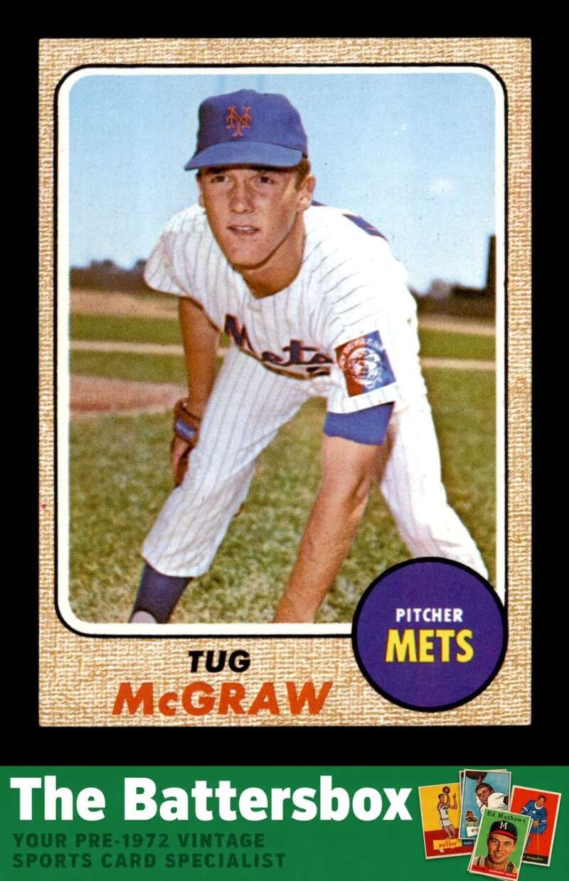 1968 Topps #236 Tug McGraw NM X3774461