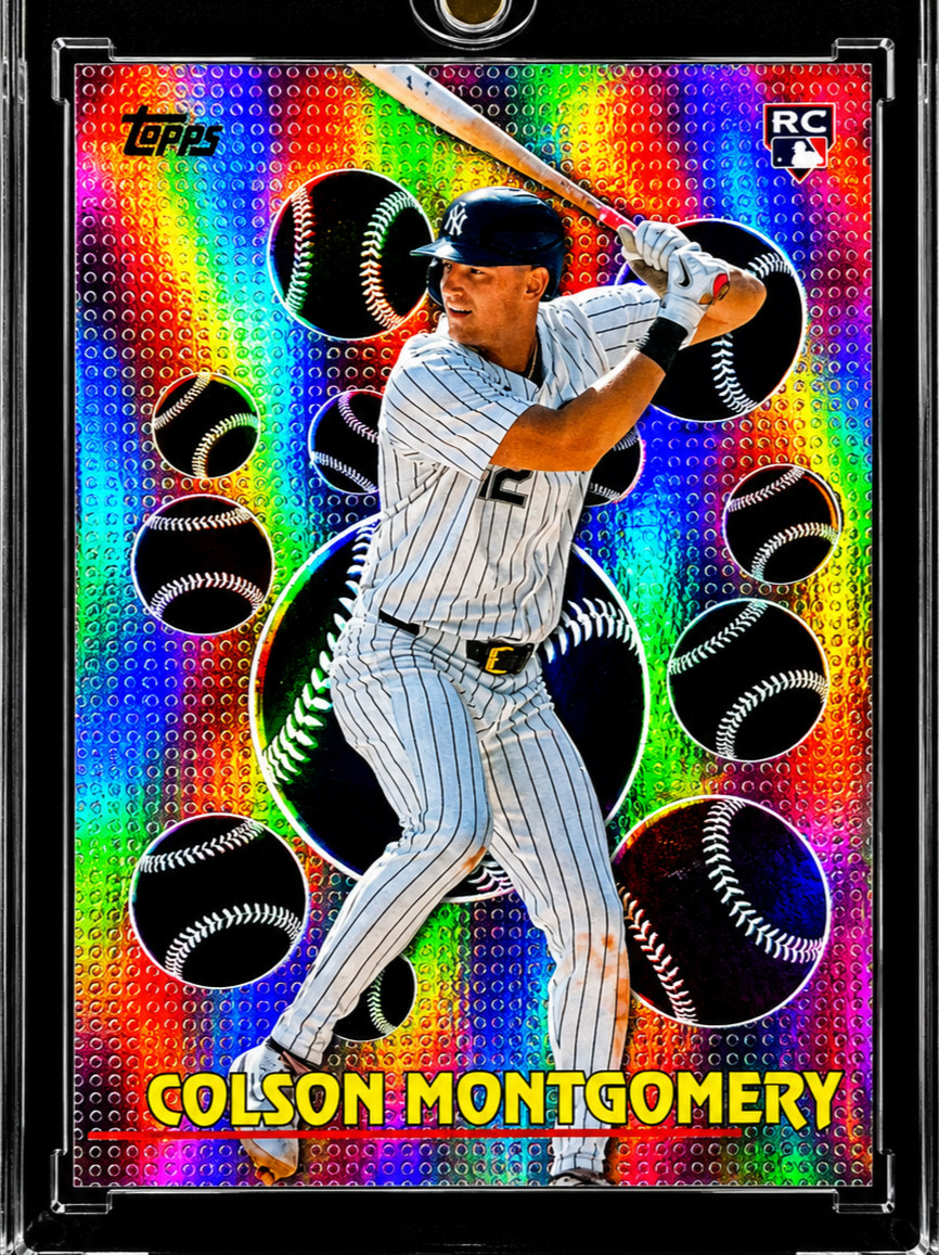 COLSON MONTGOMERY ROOKIE COLOR BLAST REFRACTOR Topps SP Insert Rare White Sox