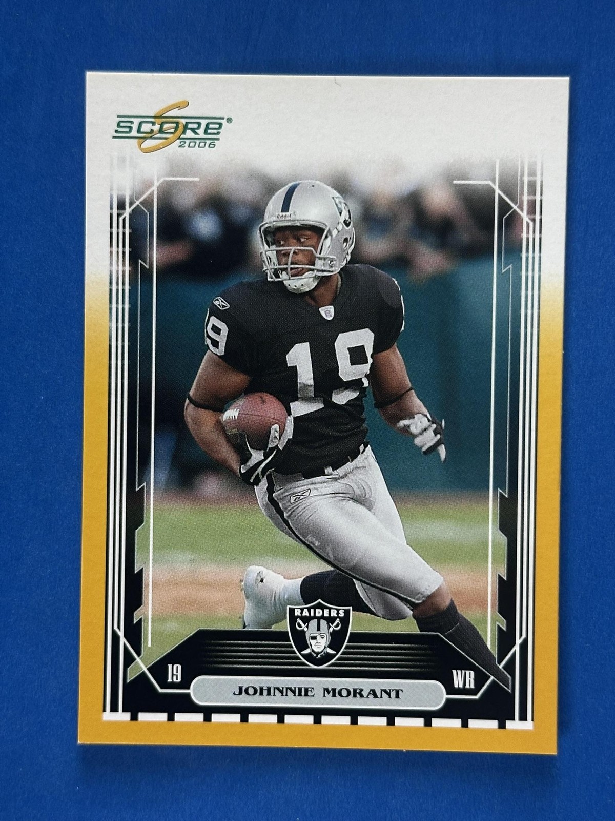 2006 Score Gold #201 Johnnie Morant Oakland Raiders #/600