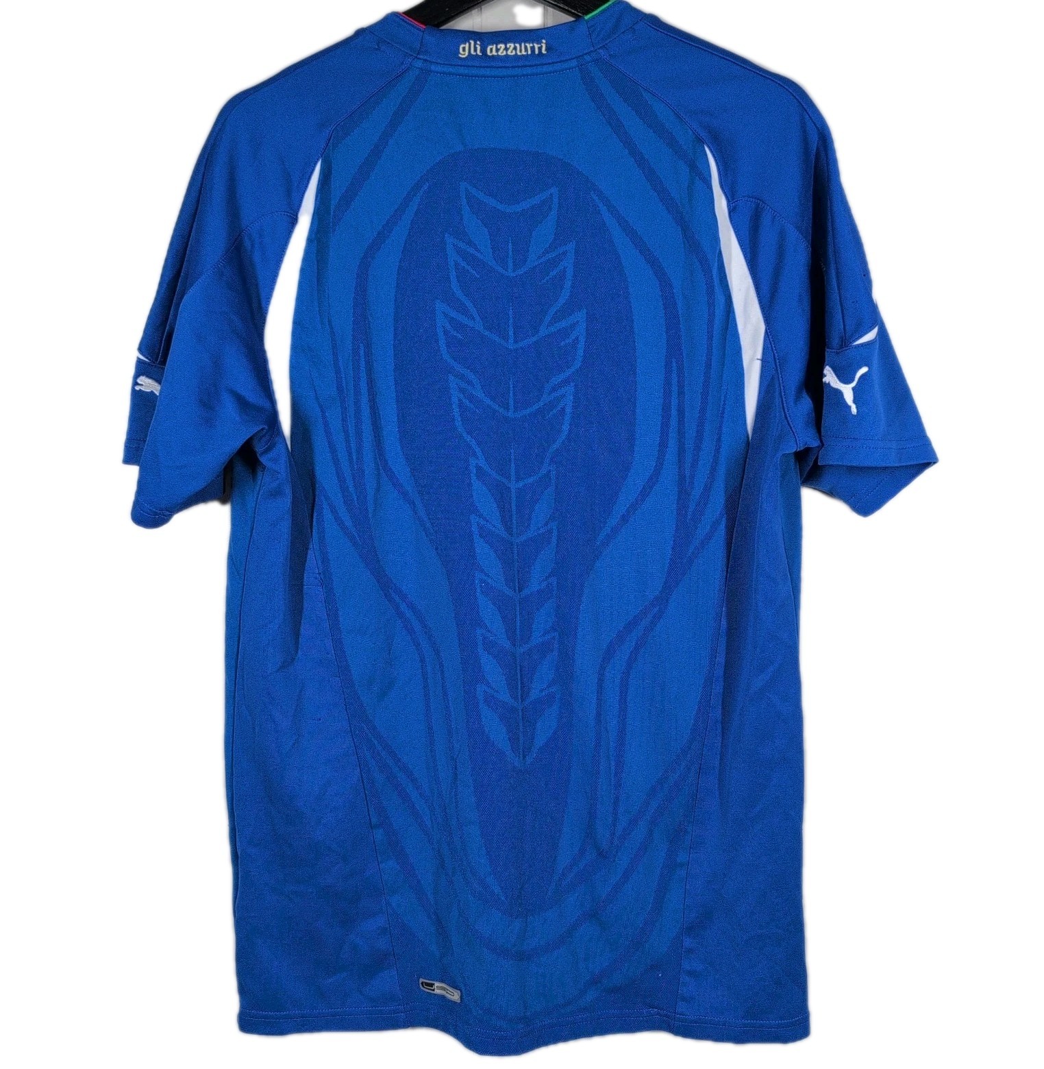 Puma Italy 2010/2011 Home Blue Soccer Shirt Jersey Adult Size Medium Football