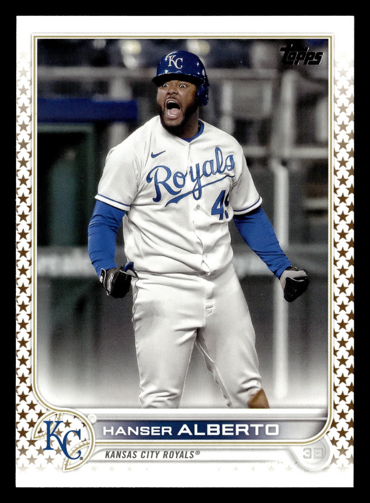Hanser Alberto  2022 Topps Gold Star SP #53 Kansas City Royals *031