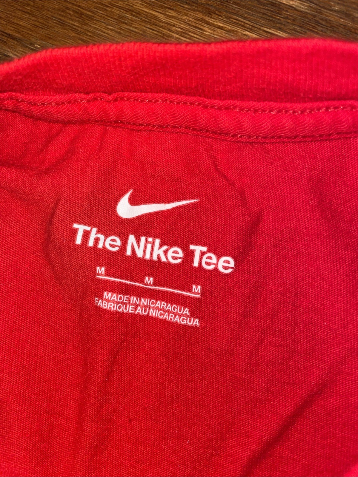 Georgia Bulldogs NIKE Long Sleeve Shirt Mens Medium 2022 National Champions Red