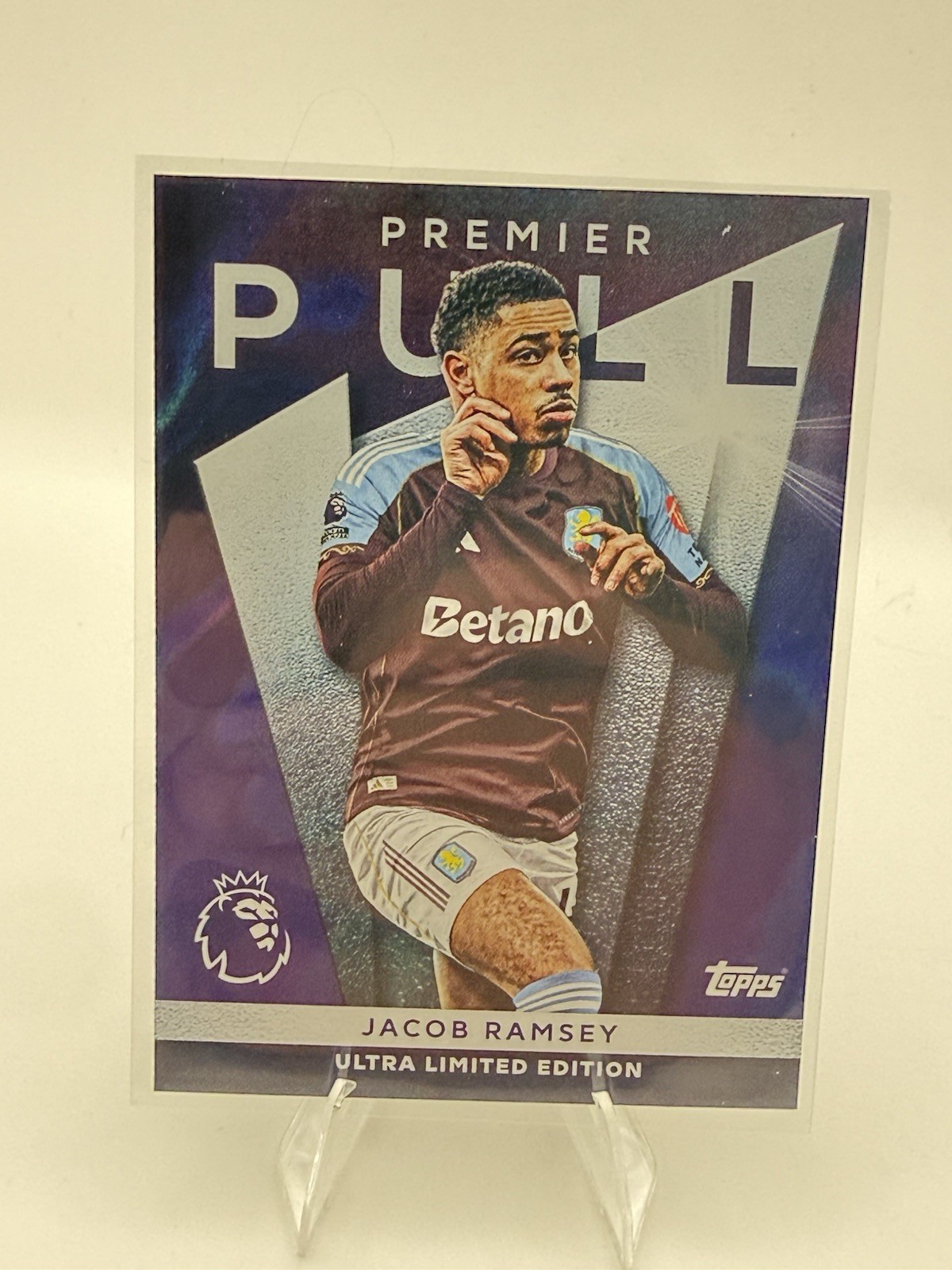 Topps 2025-26 Premier League Ultra Limited Jacob Ramsey PP 2 Aston Villa Soccer