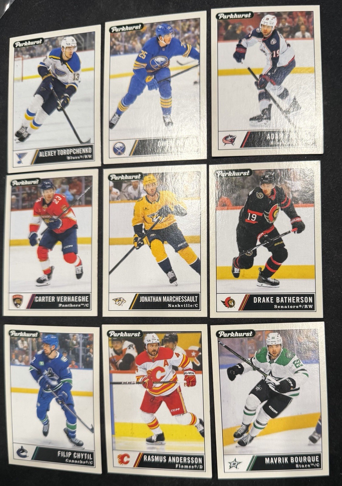 2025-26 Parkhurst Champions Hockey – Set Builder #1-250 w/ Rookies – You Pick!