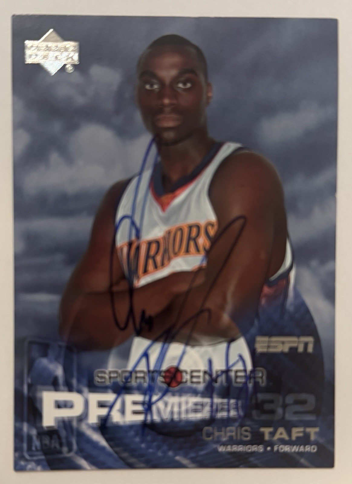 2005/06 UPPER DECK CHRIS TAFT NBA AUTOGRAPH GOLDEN STATE WARRIORS SIGNED CARD