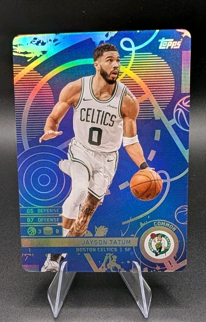 2025-26 Topps Match Attax – Jayson Tatum – BLUE FOIL – Celtics #1