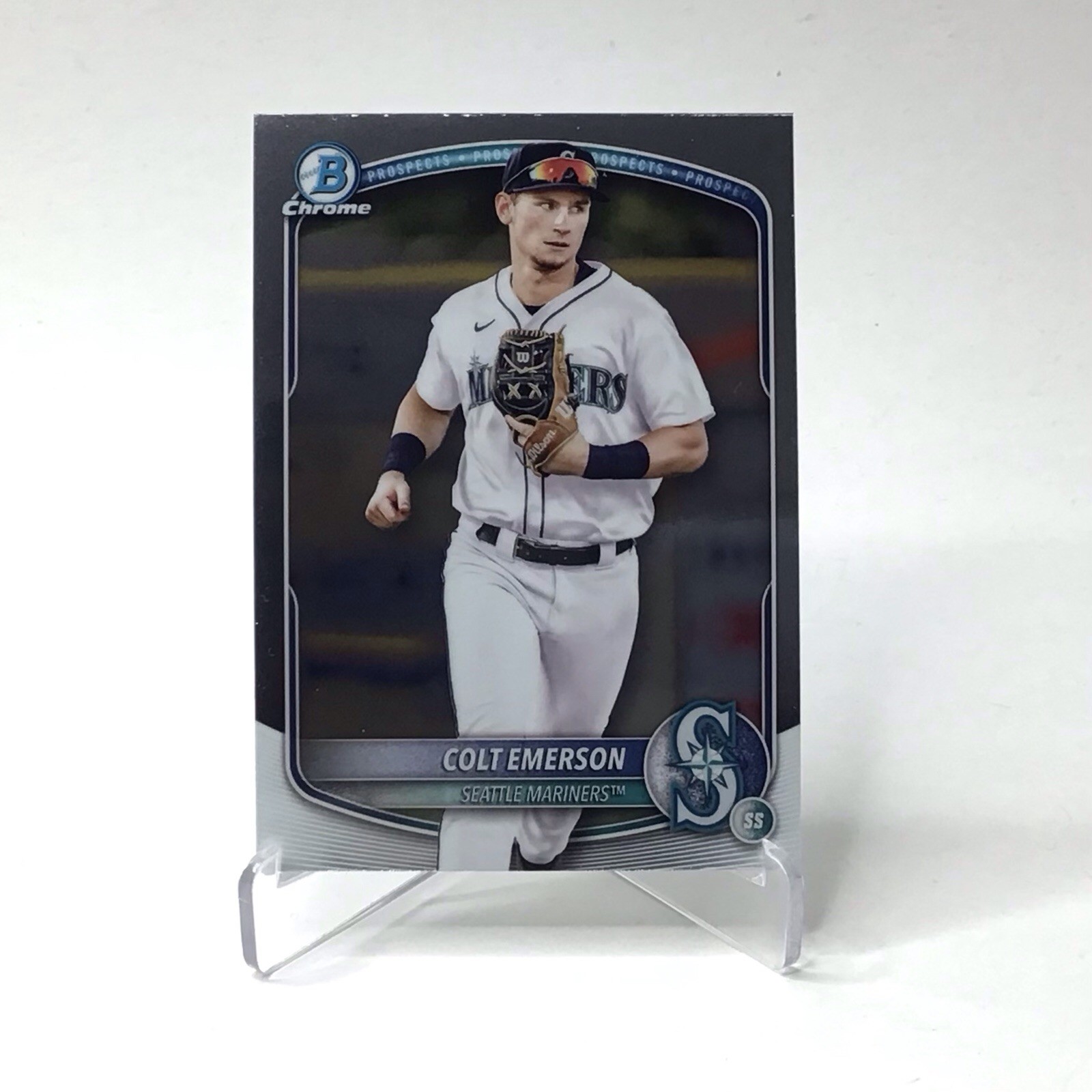 2025 Bowman 1st Chrome Prospects Colt Emerson #BCP-17 Seattle Mariners