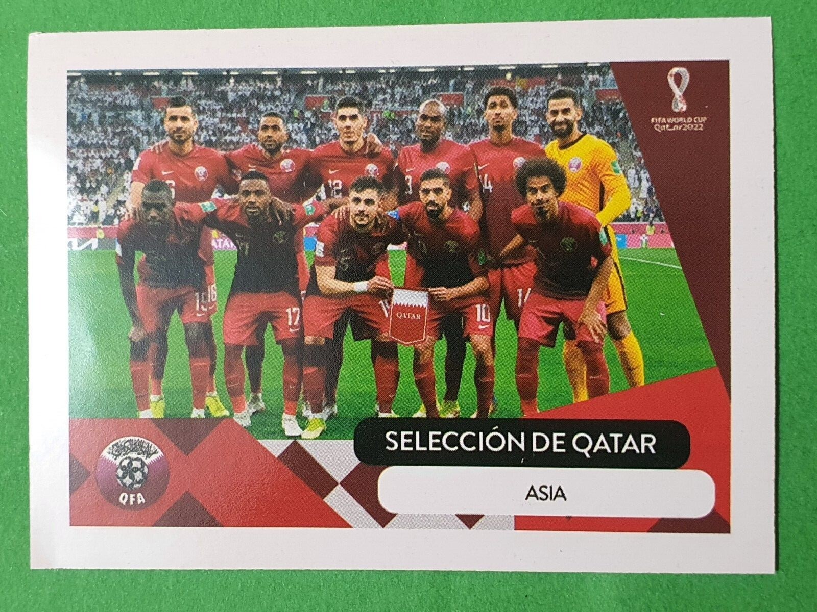 2022 ROAD TO QATAR WC FIFA #007 QATAR SOCCER TEAM Sticker Promo HASSAN AL-HAIDOS